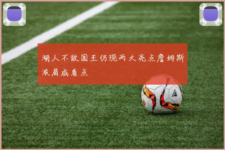 湖人不敌国王仍现两大亮点詹姆斯浓眉成看点
