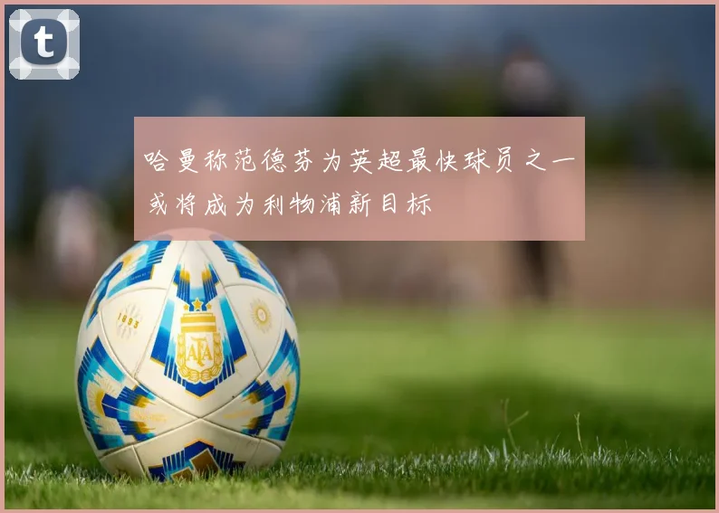 哈曼称范德芬为英超最快球员之一或将成为利物浦新目标